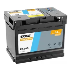 Акумулятор Exide Premium 64Ah 640А EA640 R+