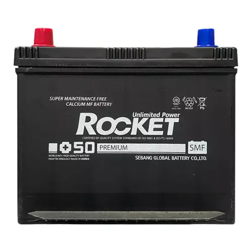Автомобільний акумулятор ROCKET 6СТ-62Ah Аз (+/-) ASIA 700 (CCA) SMF 90D23AR