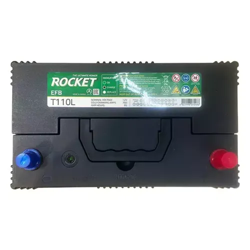 Автомобільний акумулятор ROCKET EFB Japan 6СТ-95Ah АзЕ (-/+) ASIA 760A (CCA) EFB T110L