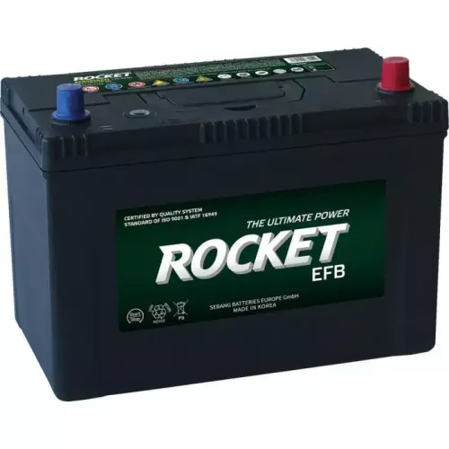 Автомобільний акумулятор ROCKET EFB Japan 6СТ-95Ah АзЕ (-/+) ASIA 760A (CCA) EFB T110L