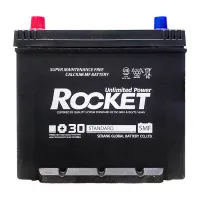 Автомобільний акумулятор ROCKET Japan 6СТ-65Ah Аз (+/-) 590A (CCA) SMF 75D23R