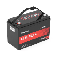 Акумуляторна батарея Dumfume LiFePO4 12,8V 100Ah 1280Wh, in10A / out20A, ( 150 x 95 x 85) , 10kg Q1