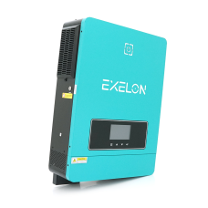 Гібридний інвертор Exelon EMAX PRO-10.2 KVA, 10200VA / 8000W, 48V, струм заряду 0-160A, MPPT (90-450VDC, 2 / 18A), 530x390x170mm, 16.2 kg